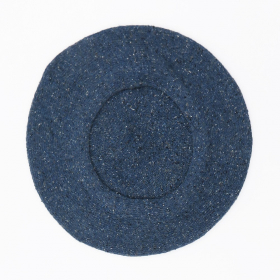 Blue Jean Cotton, Silk & Linen Summer Beret - Le Béret Français