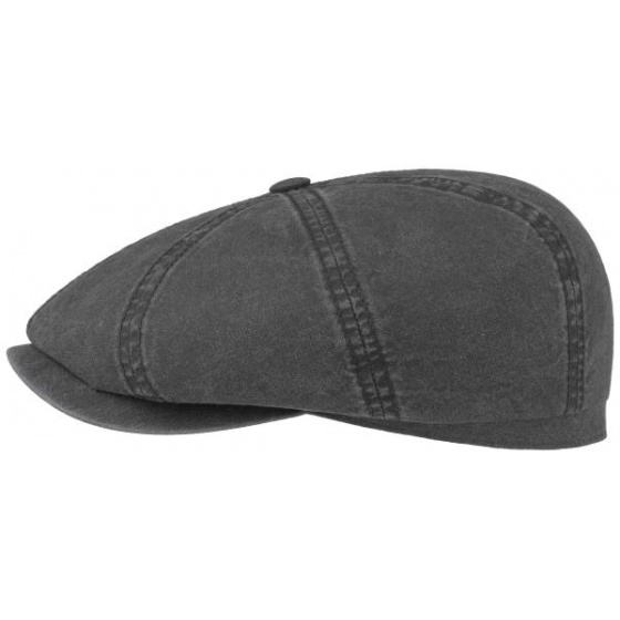 Hatteras Organic Cotton Cap Black Stetson