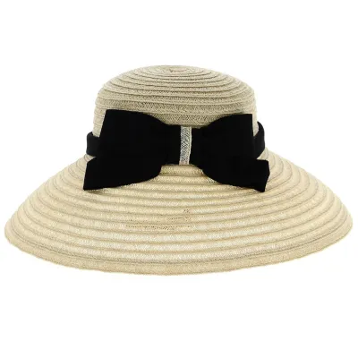 Andrea Hemp & Cotton Beige Wide Brim Hat - Mayser Reference: 12144 | Traclet Hat Shop