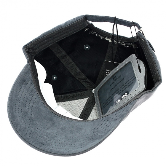 Casquette Baseball Suède Gris - Jack Magnan