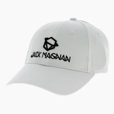 Baseball Cap White Cotton - Jack Magnan Reference: 12150 | Traclet Hat Shop