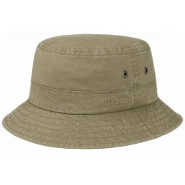 Organic Cotton Ros Bucket Hat Khaki - Stetson
