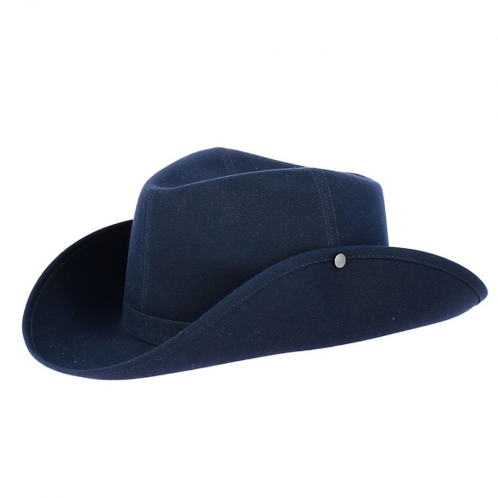 Camargue Hat Pampa Navy Blue - Crambes