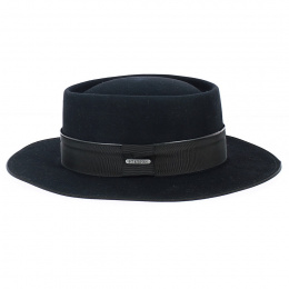 Chapeau Fedora Ankara Feutre Poil Noir - Stetson