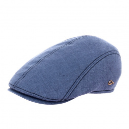Curved Jackson Linen Cap Blue UPF40+ - Göttmann