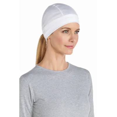 Bonnet Hubbard UV Water Blanc - Coolibar Reference : 12184 | Chapellerie Traclet