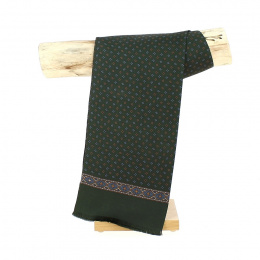Foulards de Soie Augustine Vert - Traclet