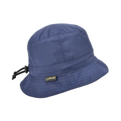 Aleria Navy Gore-tex ® Bucket Hat - Seeberger Reference: 9785 | Traclet Hat Shop