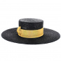 Black Florence Cordobes Hat - Fléchet