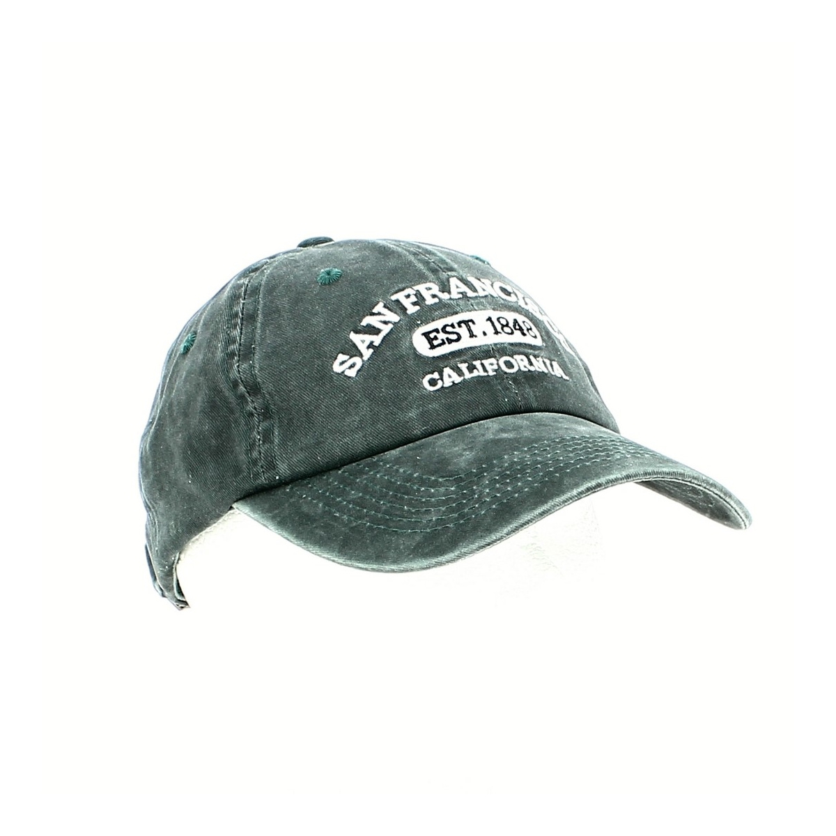 Strapback cap San Francisco green Gottmann Reference 12228 Chapellerie Traclet