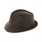 Brown Kairan Trilby Hat - Herman