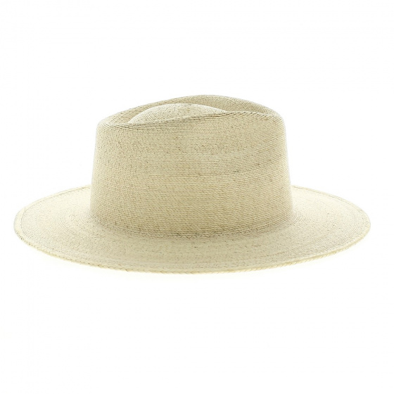 Chapeau Fedora Marcos Palmier Naturel - Brixton