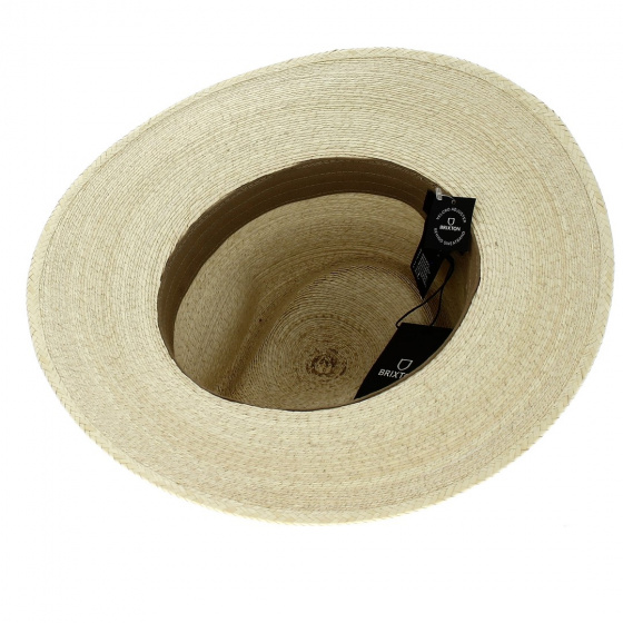 Chapeau Fedora Marcos Palmier Naturel - Brixton