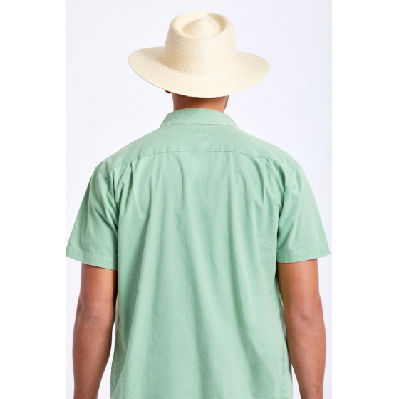 Natural Palm Marcos Fedora Hat - Brixton