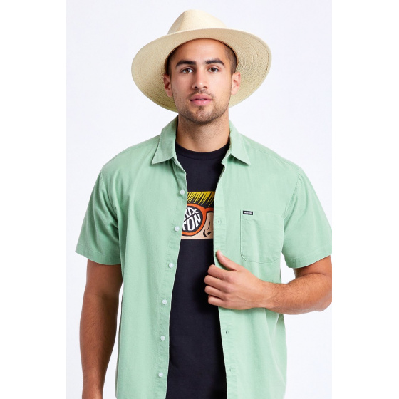 Natural Palm Marcos Fedora Hat - Brixton