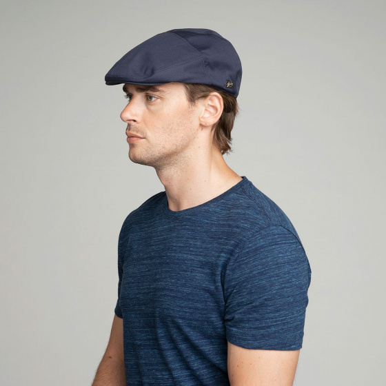 Casquette Plate Graham Imperméable Marine - Bailey