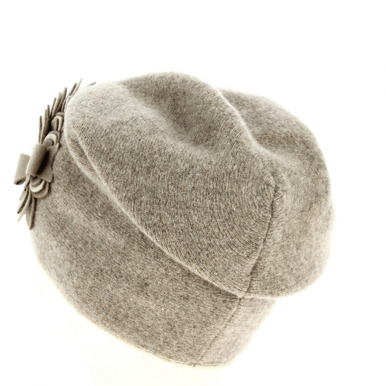 Women's Luizjana Wool Beanie in Beige - Traclet