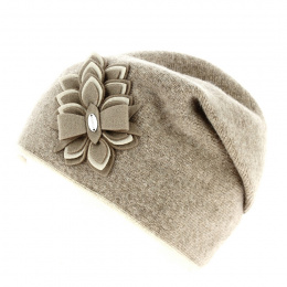 Women's Luizjana Wool Beanie in Beige - Traclet