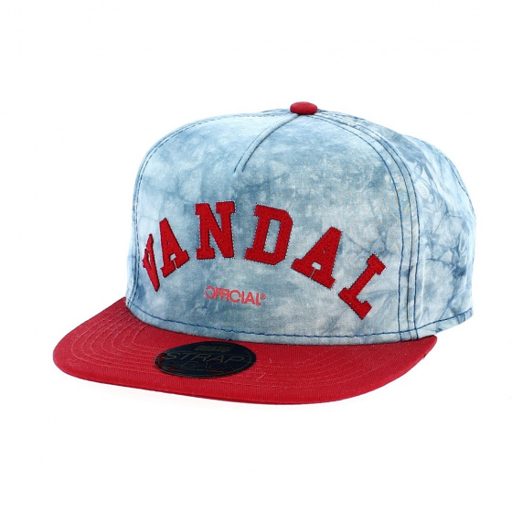 Vandal Strapback Cap Blue & Red - Official