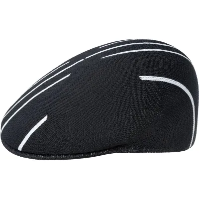 Casquette Plate Stripe X-TOP 504  Noir - Kangol Reference : 12048 | Chapellerie Traclet