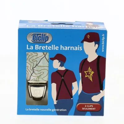 Bretelles Biclip Harnais Rando & boussole  Reference : 12282 | Chapellerie Traclet