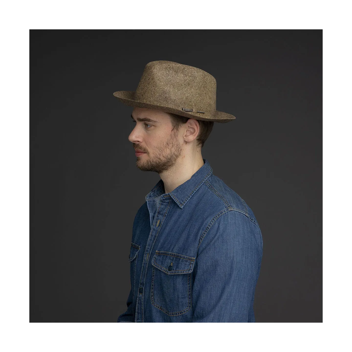 Chapeau Atmore Bailey Feutre Laine Boutique Traclet Beige Reference : 6346 | Chapellerie Traclet