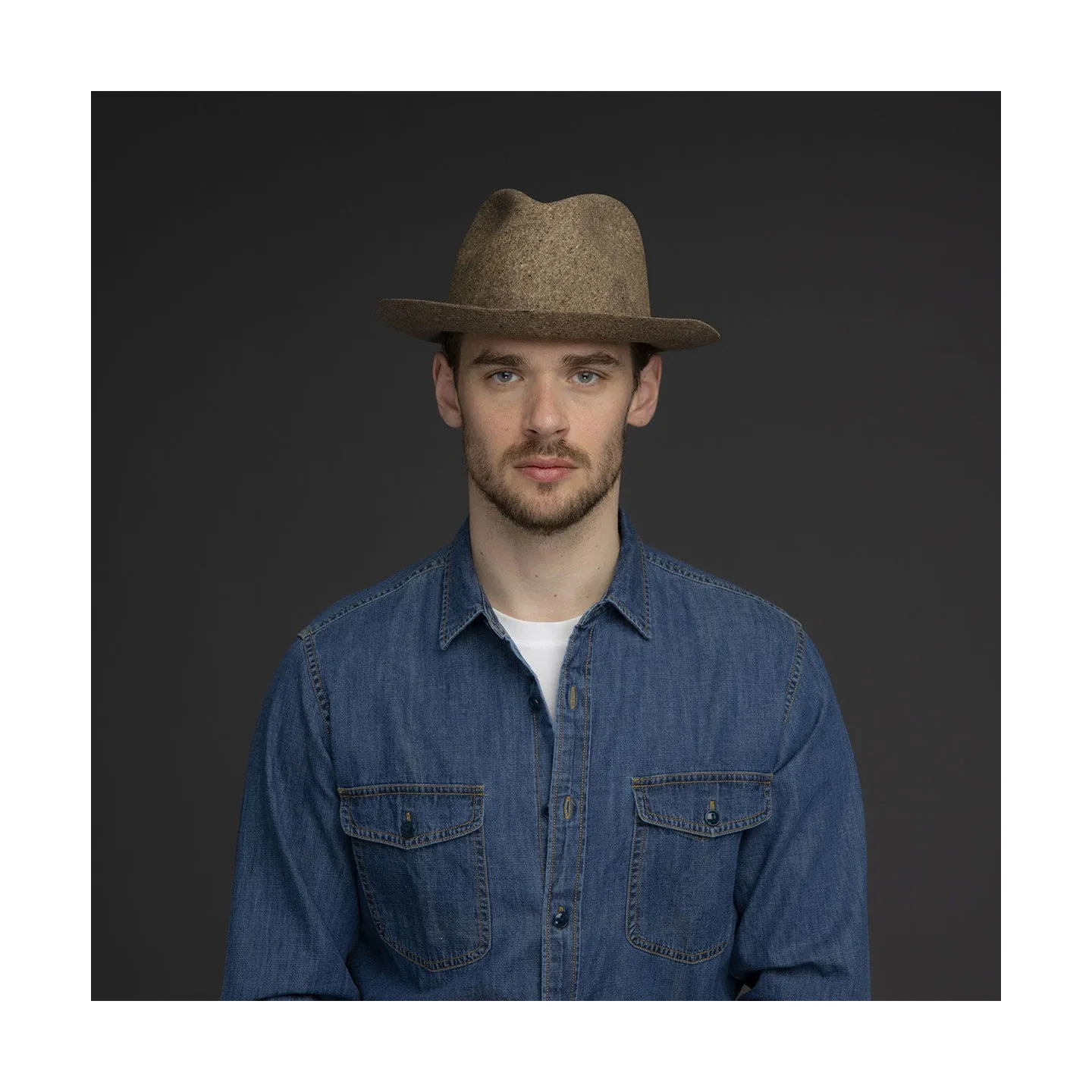 Chapeau Atmore Bailey Feutre Laine Boutique Traclet Beige Reference : 6346 | Chapellerie Traclet