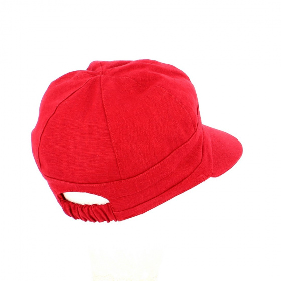 Ruby Linen Large Visor Cap Enuko - Traclet