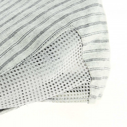 Casquette plate 100% coton aérée