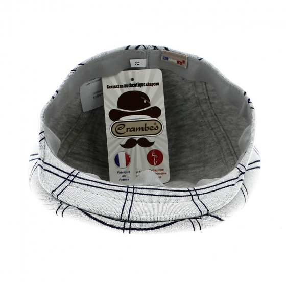 Norris Amblois White Flat Cap - Crambes