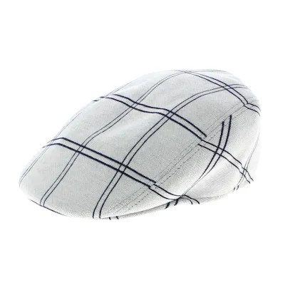 Casquette Plate Norris Amblois Blanche - Crambes Reference : 12308 | Chapellerie Traclet