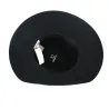 Piper Black Wool Felt Wide Brim Hat - Brixton Reference: 2635 | Traclet Hatmakers