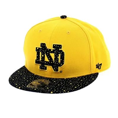 Casquette Visière Plate Notre Dame Standalon Jaune - 47 Brand Reference : 12344 | Chapellerie Traclet
