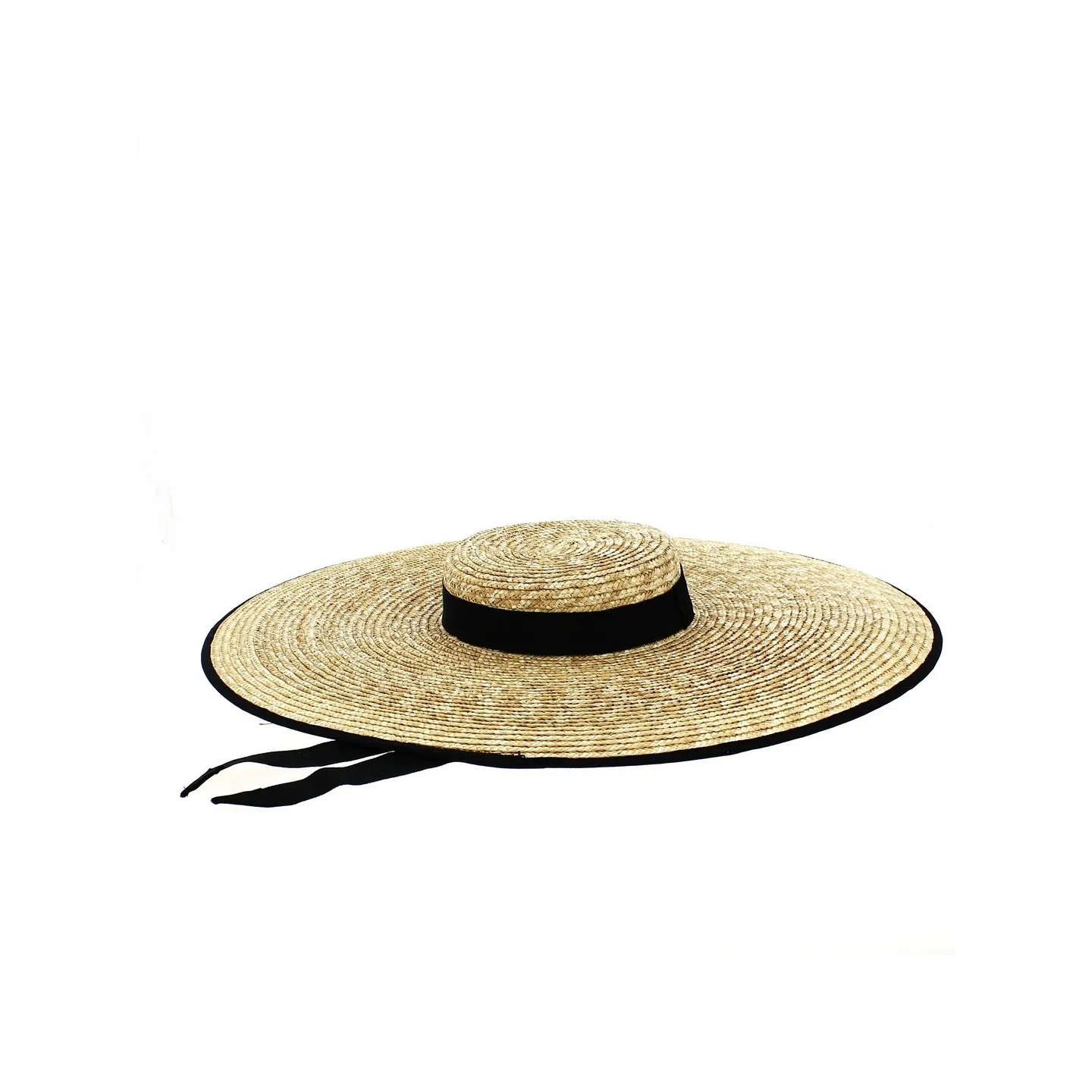Chapeau made in france forme provençale modèle Marignane en paille Naturelle - Traclet