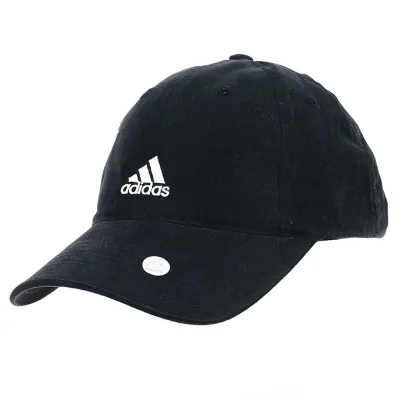 Black Corp Basic Baseball Cap - Adidas Reference: 12346 | Chapellerie Traclet