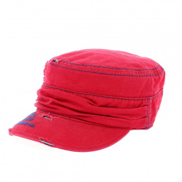 Casquette Militaire Rosso Red Destroy - Keyone
