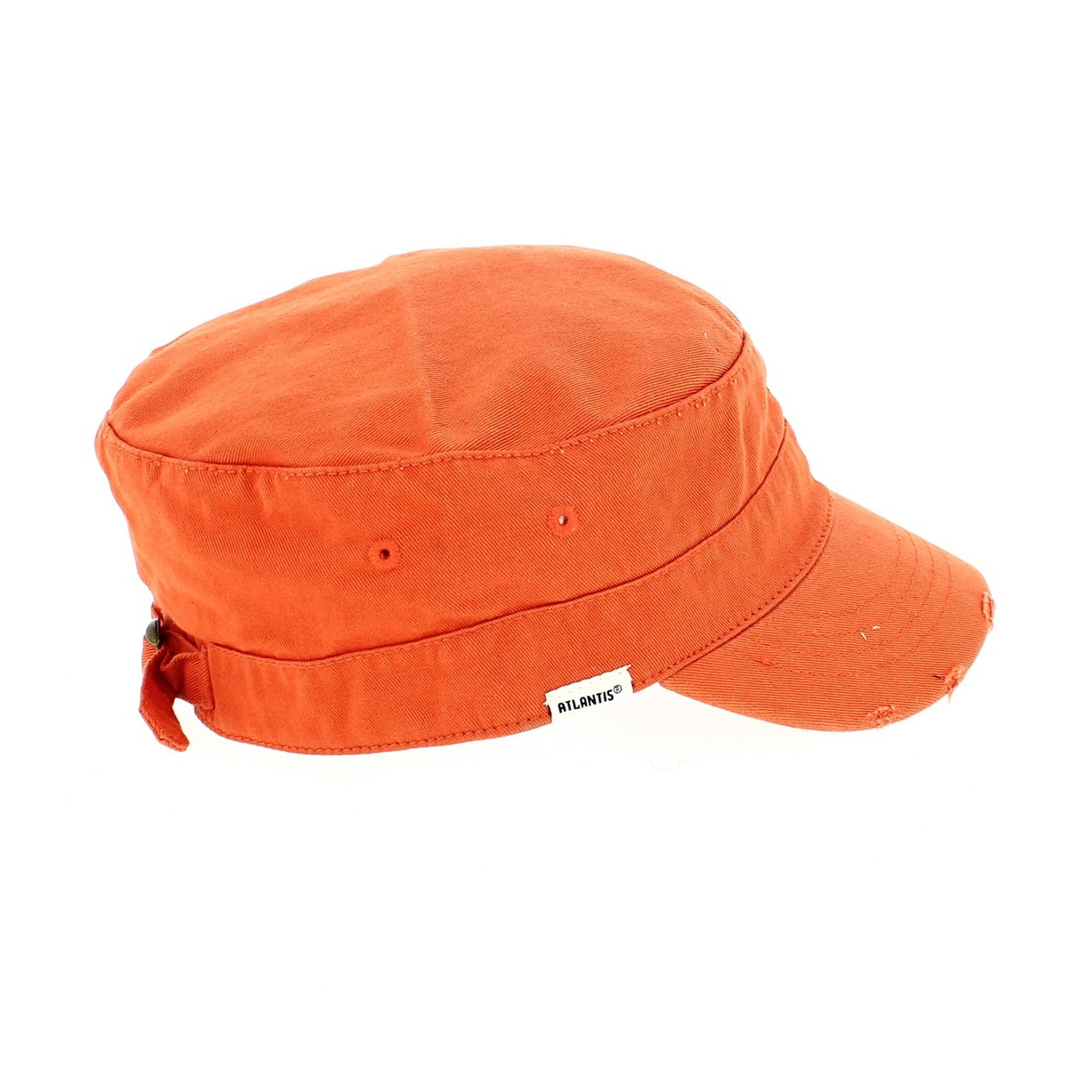 Urban Destroyed Orange Military Cap Atlantis Reference 12350 Chapellerie Traclet