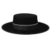 Chapeau Cordobes Andalou Feutre Noir Reference : 12355 | Chapellerie Traclet