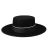 Chapeau Cordobes Andalou Feutre Noir Reference : 12355 | Chapellerie Traclet