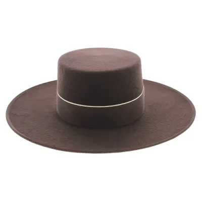 Andalusian Cordobes Hat Brown Felt Reference: 12356 | Traclet Hat Shop