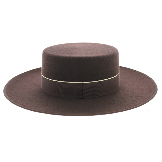 Chapeau Cordobes Andalou Feutre Marron Chapeau Cordobes Andalou Feutre Marron