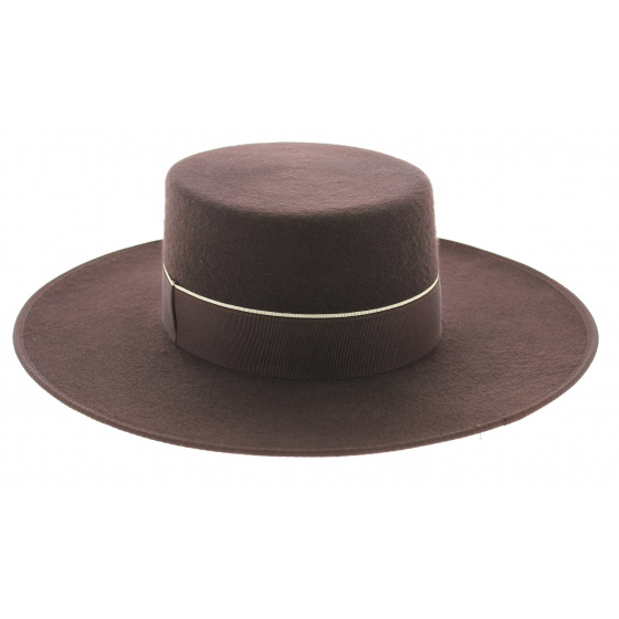 Chapeau Cordobes Andalou Feutre Marron Chapeau Cordobes Andalou Feutre Marron