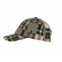 Baseball Cap Maggio Stripes Khaki & Orange - Aussie Apparel
