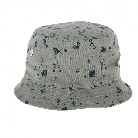 Maker Pen Cotton Bucket Hat Gray & Blue - Kangol