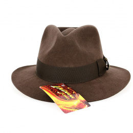 Indiana Jones Felt Hat Chocolate Hair