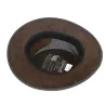 Chapeau Australien Foldaway Cooler Marron Huilé- Barmah Reference : 6931 | Chapellerie Traclet