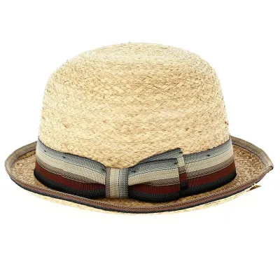 Chapeau Cloche Pékane Paille Raphia - Traclet Reference : 12363 | Chapellerie Traclet