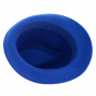 Trilby Hat Albastru Wool Felt Blue - Traclet