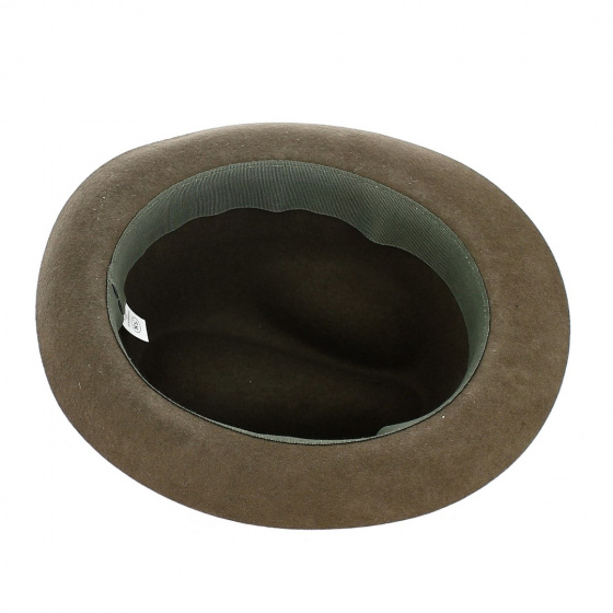 Chapeau Trilby Barna Feutre Laine Marron - Traclet
