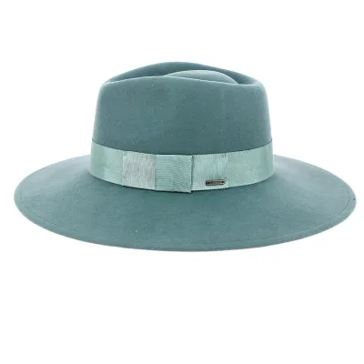 Chapeau Fedora Feutre Laine Silver Pine - Brixton Reference : 12376 | Chapellerie Traclet